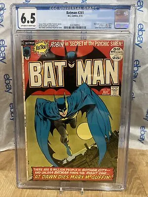 Buy Batman 241 (DC, 1972)  CGC 6.5 OWP-White Pages Graded New Slab • 183.26£