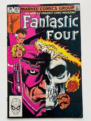 Buy Fantastic Four #257 (1983) Key Galactus Issue John Byrne VG- Range • 2.36£