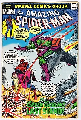 Buy Amazing Spider-Man #122 GD Death Of The Green Goblin 1973 Marvel Comics • 201.57£
