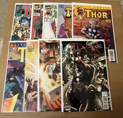 Buy Lot Of 9 Thor #408 423 451 482 Vol. 2 #42 53 56 Vol. 3 #1b For Asgard #2 Marvel • 6.06£