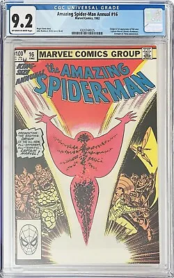 Buy Amazing Spider-Man Annual #16 CGC 9.2. 1st Appearance Of Captain Marvel! MCU! • 119£
