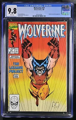 Buy Wolverine #27 CGC 9.8 1990 Marvel Comics Karma & Jessica Drew App Jim Lee Cover  • 151.36£