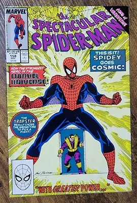 Buy Spectacular Spider-Man #158 ~ MARVEL 1989 ~ 1st App Cosmic Spider-Man • 5.53£