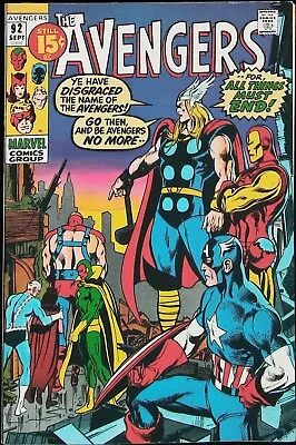 Buy Avengers #92 Vol 1 (1971) KEY *Kree-Skrull War* Neal Adams Cover - VF • 39.98£