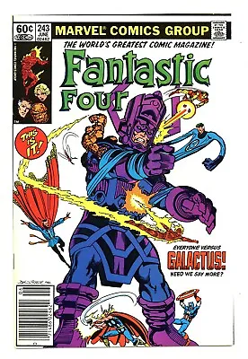 Buy Fantastic Four #243 7.0 Galactus Appearance Ow Pgs 1982 • 21.33£