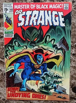 Buy Doctor Strange #183 FN+ KEY! 1st App Undying Ones! Final Issue! 1969 Silver Age • 34.15£