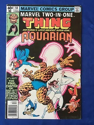 Buy Marvel Two-in-One #58 FN- (5.5) MARVEL ( Vol 1 1979) Thing And Aquarian • 4£