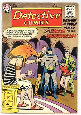 Buy Detective Comics 262 1st Jackal-Head Batman Robin Martian Manhunter 1958 DC P585 • 47.55£