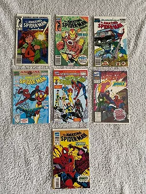 Buy The Amazing Spider-Man Annuals - Lot Of 7 Comic Books - #19, 20, 23, 25-28 • 27.67£