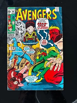 Buy Avengers #86 Marvel 1971 2nd Appearance Squadron Supreme 1st App. Brain-Child • 10.27£