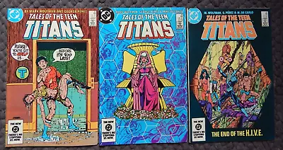 Buy Tales Of The  Teen Titans #45/46/47 Dc Comics 1984 Aqualad • 10£