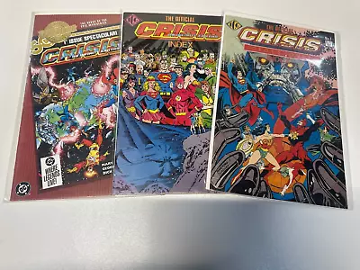 Buy Crisis On Infinite Earths #1 Millenium Index & Crossover (dc/112353)set Lot Of 3 • 17.96£