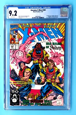 Buy 🔑uncanny X-men 282 Cgc 9.2 Marvel Comics🔑 Key Issue 1st Appearance Of Bishop🔑 • 59.57£