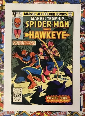 Buy Marvel Team-up #92 - Apr 1980 - Hawkeye Appearance! - Vfn/nm (9.0) Pence Copy! • 7.49£