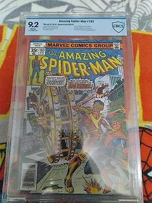 Buy Amazing Spider-Man 183 CBCS NOT CGC  9.2 WHITE PAGES  • 55.34£