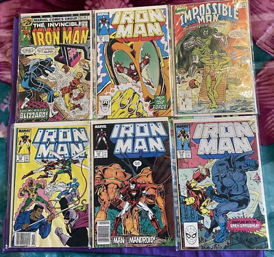 Buy LOT OF 6 Marvel Comics Iron Man #86 #223 #224 #227 #236 Impossible Man #1 • 30.41£