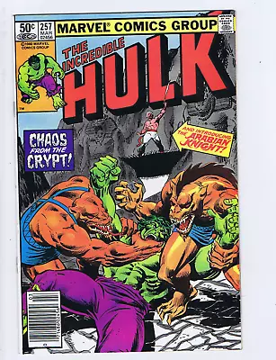 Buy Incredible Hulk #257 Marvel 1981 • 11.83£