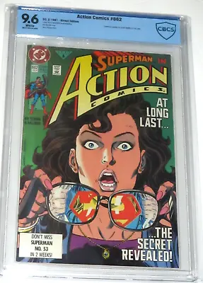 Buy Dc Action Comics #662 Lois Lane Cover Superman Revealed Cbcs Graded 9.6 Nm • 28.15£
