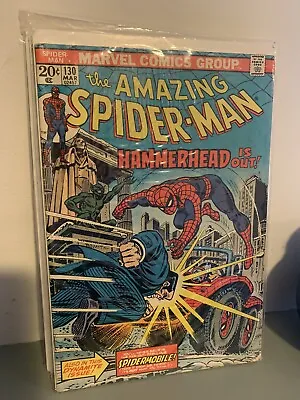 Buy AMAZING SPIDER-MAN #130 1974 1st APP SPIDER BUGGY, Hammerhead Jackyl Cover • 24.02£