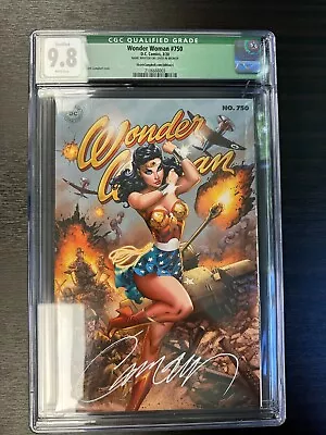 Buy Wonder Woman #750 3/20 CGC 9.8 Cover C SIGNED W/COA • 120.63£