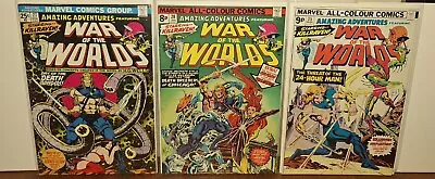 Buy Amazing Adventures #27-28 #35-37 39 War Of The Worlds Marvel Bronze Age Lot Of 6 • 6.99£