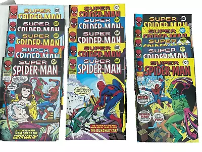 Buy Marvel Comics Super Spiderman 1978 Bundle - 15 Issues # 284 - 299 • 5£