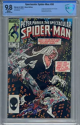 Buy Spectacular Spider-man #90 Cbcs 9.8 1st Black Costume White Pages Not Cgc 069 • 223.06£