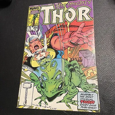 Buy Marvel Comics Thor #364 - 1986 1st  Appearance Of Thor Frog • 9.50£