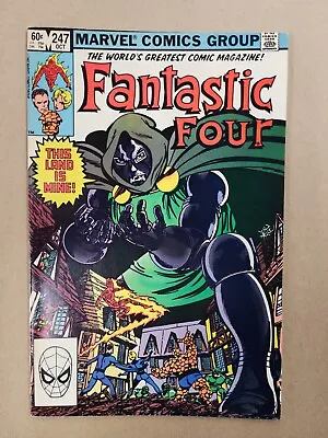 Buy Fantastic Four 247 1st Appearance Kristoff Vernard Dr Doom Cover. J5 • 10.78£