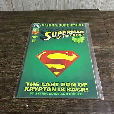 Buy SUPERMAN In ACTION COMICS Issue 687 REIGN OF THE SUPERMEN #12 DC Comic Book 1993 • 3.39£