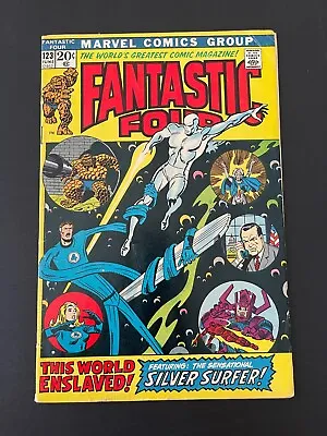 Buy Fantastic Four #123 - Silver Surfer Appearance (Marvel, 1972) Fine- • 19.98£