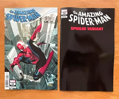 Buy Amazing Spider-man #26 Pepe  Larraz 1:25 Incentive + Gary Frank Spoiler  Variant • 16.52£
