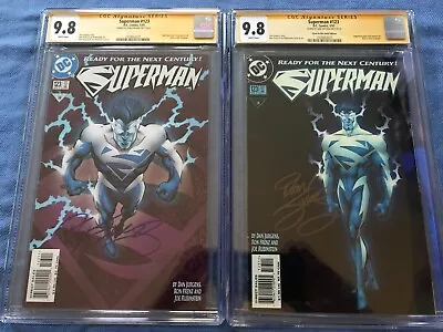 Buy Superman #123 Reg And GITD Set - DC - CGC SS 9.8 NM/MT - Signed By Dan Jurgens • 336£