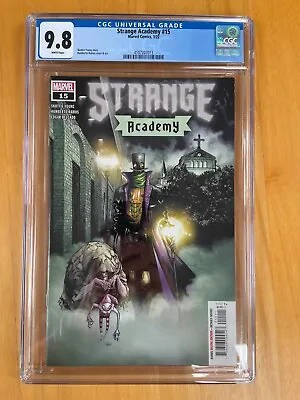 Buy Strange Academy #15 - CGC 9.8 - 1st Cover Appearance Gaslamp - Marvel 2022 • 54.82£