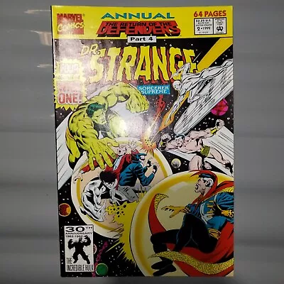 Buy The Return Of The Defenders Part 4 Dr. Strange #2 Marvel Comics 1992 Anniversary • 17.90£