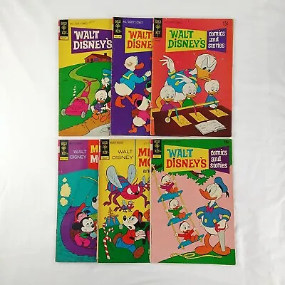 Buy Walt Disney's Comics And Stories #2 7 9 10 137 Lot + Mickey Mouse 1972 Gold Key • 10.35£