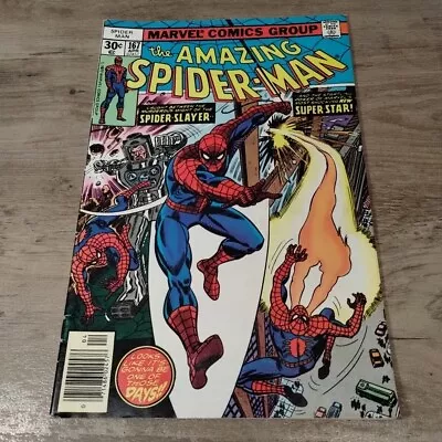 Buy Amazing Spider-Man #167 VF- 7.5 1st Appearance Will-O-Wisp! Marvel 1977 Comic • 6.32£