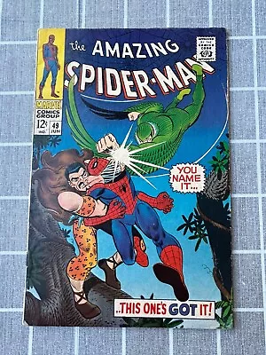 Buy The Amazing Spider Man #49 Kraven & Vulture App VF Condition Marvel Vintage 1967 • 241.05£