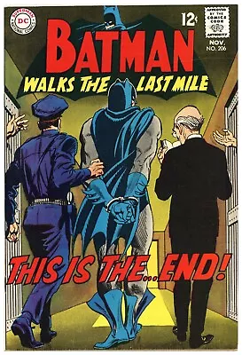 Buy Batman  # 206    FINE VERY FINE    Nov. 1968    Novick Cover & Art  Robboins Str • 39.98£