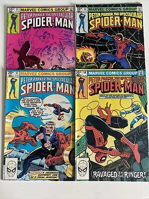 Buy Peter Parker The Spectacular Spider-Man #55,#56 #57 #58  Bronze Age. 1981 • 13.99£