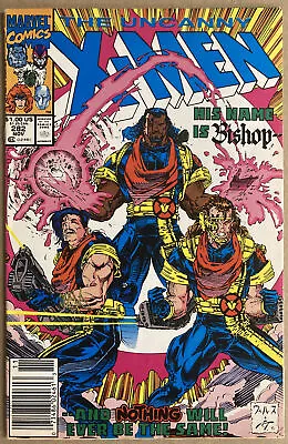 Buy Uncanny X-men #282. November 1991 1st App Bishop NEWSSTAND Great Key 🔥🔑 🔥 • 29.99£