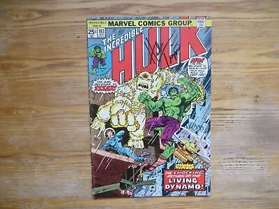 Buy 1975 Bronze Age Hulk # 183 Signed By Herb Trimpe Art, With Poa • 118.25£