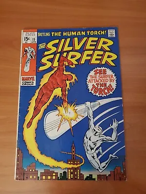Buy Silver Surfer 15 FN / (1970)  / Human Torch • 44.23£