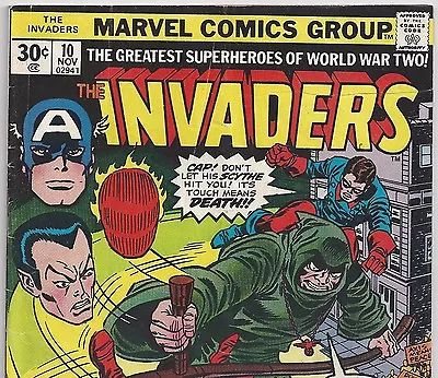 Buy The Invaders #10 Captain America Sub-Mariner Human Torch From Nov. 1976 In VG- • 6.39£