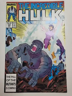 Buy Incredible Hulk #338:  Mercy Killing  (Marvel 1987)  1st Appearance Mercy, VF+ • 5.53£