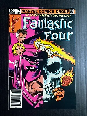 Buy FANTASTIC FOUR #257 Aug 1983 Marvel Comics Key Issue Newsstand Edition Galactus • 39.50£