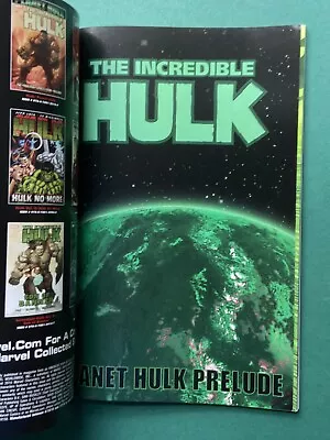 Buy The Incredible Hulk: Planet Hulk Prelude TPB VF/NM (Marvel 2010) 1st Print GN • 9.99£
