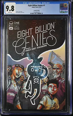 Buy Eight Billion Genies #1 Ryan Browne 2nd Print CGC 9.8 • 48.02£