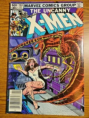 Buy Uncanny X-men #163 Newsstand Key VG/F Carol Danvers Binary Brood 1st Pr Marvel • 12.01£