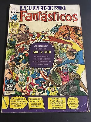 Buy Los 4 Fantásticos Anuario 3, Extremely Rare Silver Age Mexican Fantastic Four. • 110.69£